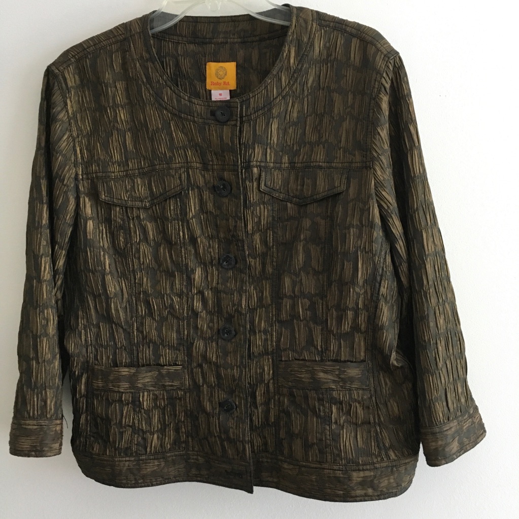 Ruby Rd. Crew Neck Jacket